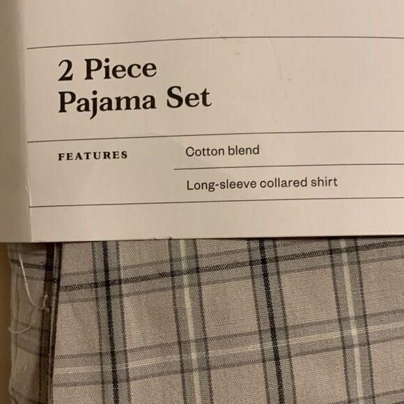 Goodfellow & Co. size 5XL gray two piece men's pajama set.  New unopened - Picture 5 of 7